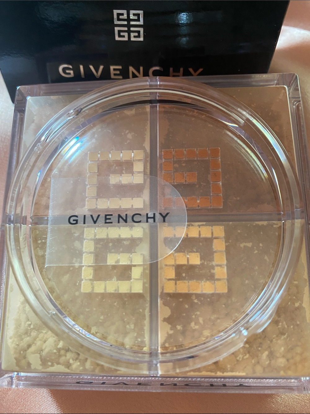Givenchy Prisme Libre 4-Color Loose Powder - Beige, Light Brown, Peach, Cream - Picture 2 of 6